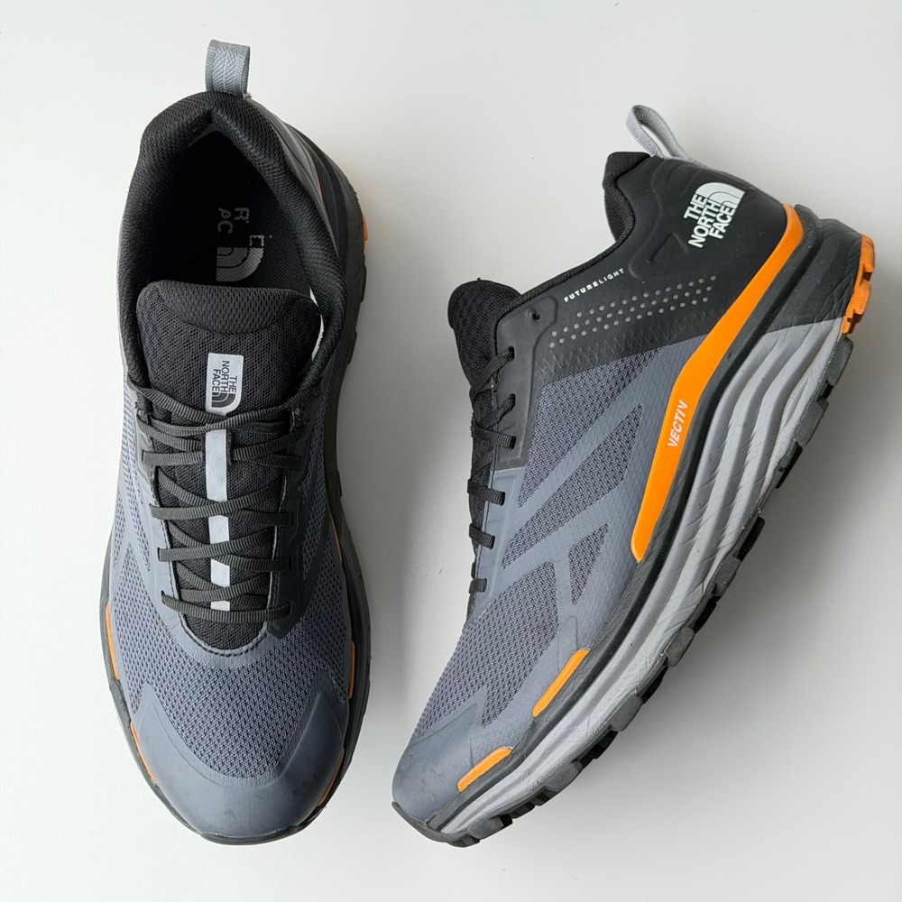 The North Face Vectiv Enduris II Shoes Mens 13 Grey Trail Running Cushion Hiking